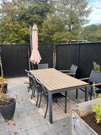 Tuintafel met stoelen, Tuin en Terras, Tuintafels, Ophalen of Verzenden, Zo goed als nieuw