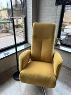 Relax fauteuil Palermo Geel. Electrisch 2 motoren, Metaal, Zo goed als nieuw, 50 tot 75 cm, Ophalen