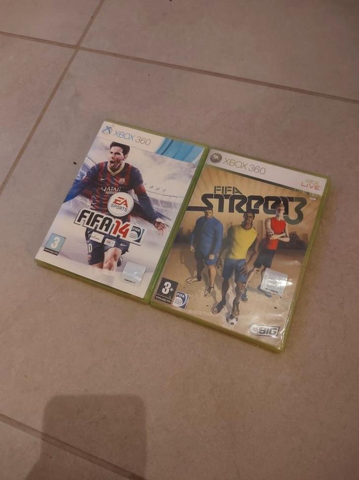 Xbox 360 FIFA 2014 + FIFA Street 3, Games en Spelcomputers, Games | Xbox 360, Zo goed als nieuw, Ophalen of Verzenden