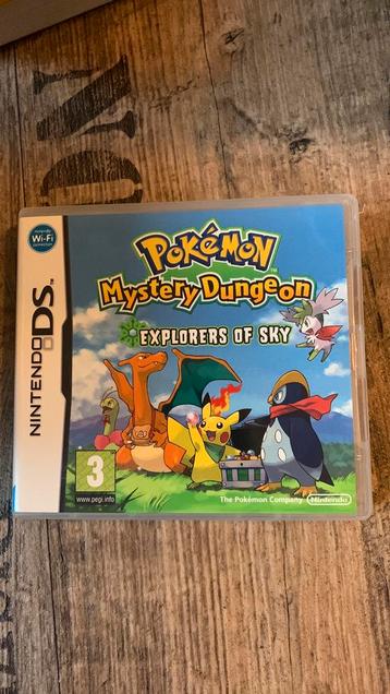 Nintendo DS Pokemon Mysterie Dungeon explorers of sky 