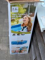 Zwembad intex 2,60x1,60x0,65 cm, Ophalen, Gebruikt, Filter