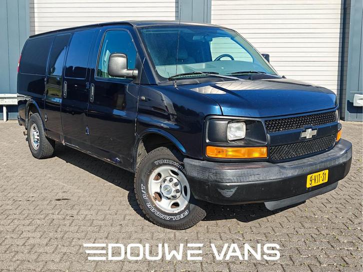 Chevrolet Express V8 3500kg Trekgewicht Automaat (bj 2008), Auto's, Bestelwagens en Lichte vracht, Bedrijf, Te koop, Lederen bekleding