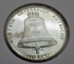Oostenrijk 10 ecu 1994 weihnachten in frieden, Postzegels en Munten, Ophalen of Verzenden, Oostenrijk, Zilver