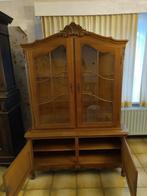 Meuble avec vitrine, Antiquités & Art, Antiquités | Meubles | Armoires, Enlèvement