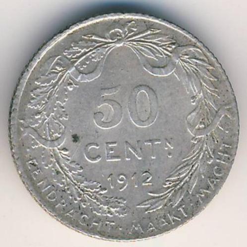 België 50 centimes jaren 20/30, Postzegels en Munten, Munten | België, Losse munt, Zilver, Zilver, Ophalen of Verzenden