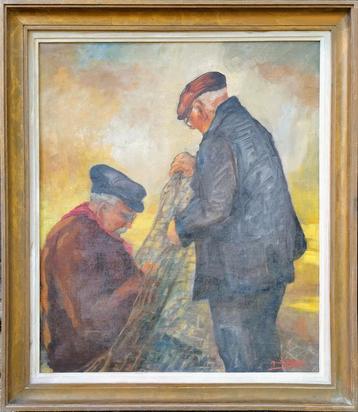 schilderij - getekend Martin Schoeters, Enlèvement