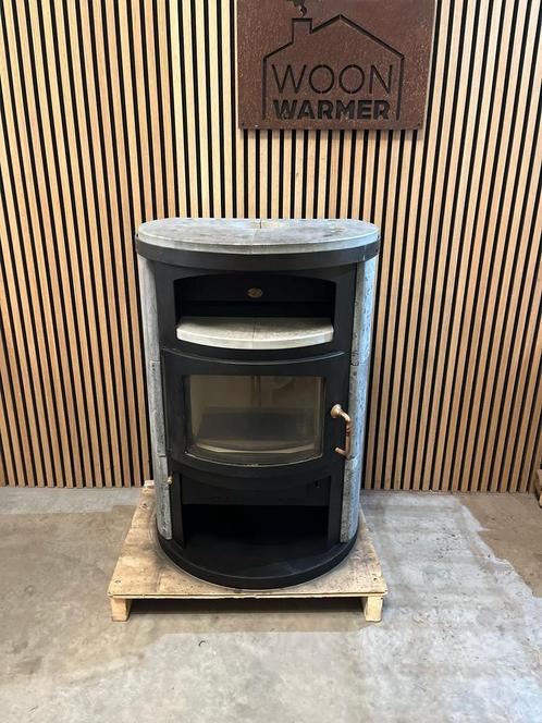 25083 Speksteenkachel Magyar 8kw🔥, Huis en Inrichting, Kachels, Gebruikt, Vrijstaand, Houtkachel, Hout, Ophalen