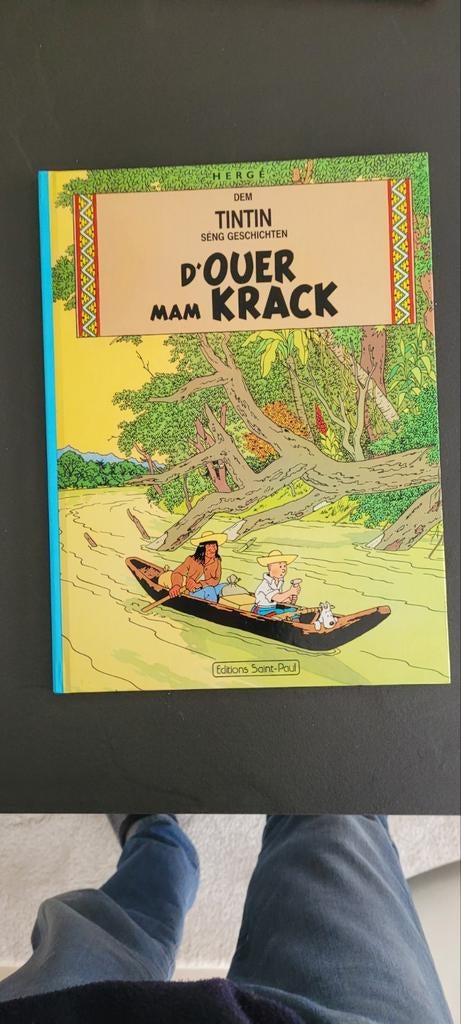 D'ouer mam krack .tintin en luxembourgeois, Livres, Neuf, Une BD, Enlèvement, Hergé