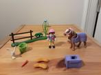 PLaymobil meisje en pony, Kinderen en Baby's, Speelgoed | Playmobil, Complete set, Zo goed als nieuw, Verzenden