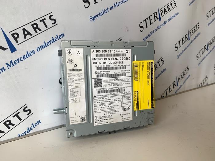 Navigatie Systeem van een Mercedes C-Klasse, Auto-onderdelen, Elektronica en Kabels, Mercedes-Benz, Gebruikt, 3 maanden garantie