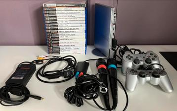 Playstation 2 slim - ps2 slim (zilver editie) beschikbaar voor biedingen