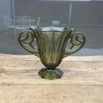 Art deco glazen vaas, Ophalen of Verzenden