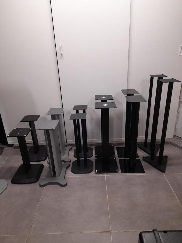 Luidspreker stands in verschillende hoogtes te koop, Audio, Tv en Foto, Luidsprekerboxen, Zo goed als nieuw, Ophalen of Verzenden