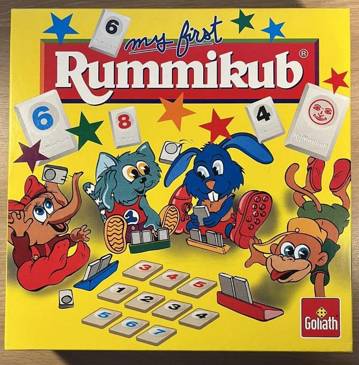 My First Rummikub - Educatief spel met cijfers en kleuren, Hobby en Vrije tijd, Gezelschapsspellen | Kaartspellen, Zo goed als nieuw
