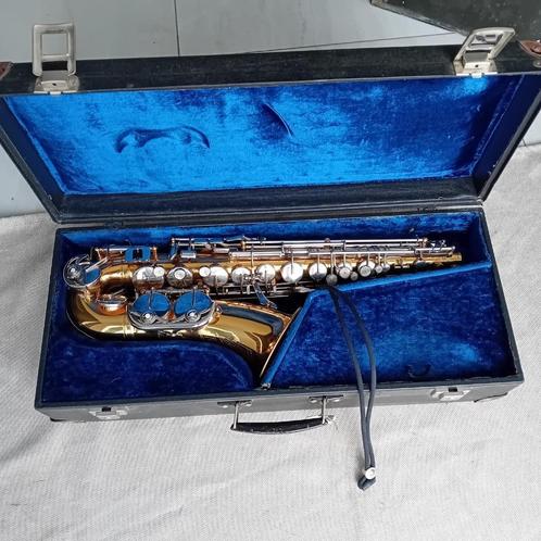 Saxophone MULLER en bon état, Musique & Instruments, Instruments à vent | Saxophones, Comme neuf, Alto, Avec valise, Enlèvement ou Envoi