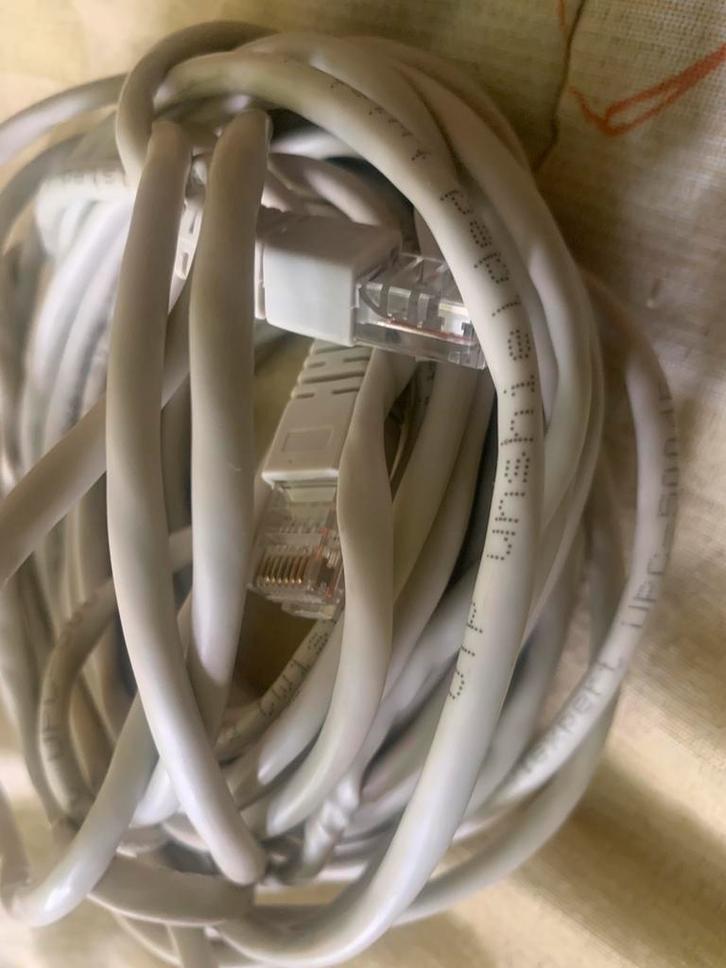 Câble ethernet, Informatique & Logiciels, Pc & Câble réseau, Comme neuf, Enlèvement