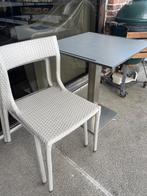 Tafeltjes voor buiten, Tuin en Terras, Tuintafels, Ophalen, Zo goed als nieuw, Vierkant, Metaal