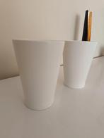 Set van 2 bloempotten voor orchideeën te koop, Tuin en Terras, Ophalen, Zo goed als nieuw, Minder dan 25 cm, Binnen