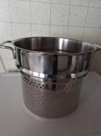 Demeyere Pasta-inzet 24 cm, Huis en Inrichting, Keuken | Potten en Pannen, Ophalen, Zo goed als nieuw, Inox, Overige typen