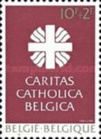 Timbre-poste Belgique 50 Anniversaire Caritas année 1983 MNH, Gomme originale, Neuf, Autre, Enlèvement ou Envoi