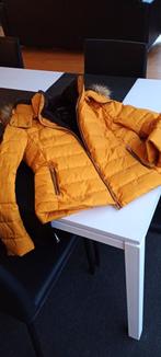 Warmgevoerde winterjas, Zara, Geel, Maat 42/44 (L), Ophalen of Verzenden