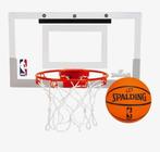 Spalding Arena Slam 180 Mini Basketbalhoep - Wit, Sport en Fitness, Ophalen, Zo goed als nieuw, Bal