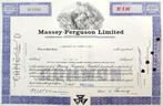 Massey Ferguson 1970, Timbres & Monnaies, Actions & Titres, Certificat d'action, Enlèvement ou Envoi, 1950 à 1970