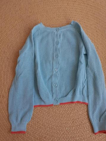 Vestje Filou maat 5 (110) - lichtblauw/oranje, Kinderen en Baby's, Kinderkleding | Maat 110, Meisje, Trui of Vest, Filou & Friends