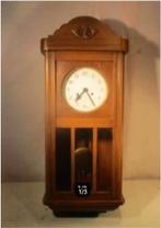 Mooi Antieke Houten Wandklok met slinger - 80x34x17, Antiek en Kunst, Ophalen of Verzenden