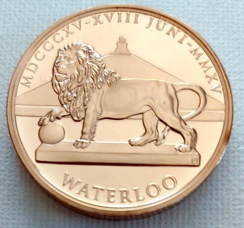 Belgium 2015 - Bronze Medal ‘200 Year of Battle of Waterloo’, Postzegels en Munten, Penningen en Medailles, Brons, Verzenden