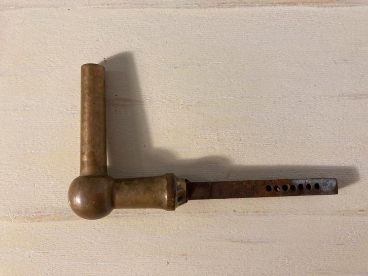 Koperen deurkruk 80 g deurklink deurbeslag, Doe-het-zelf en Bouw, Hang- en Sluitwerk, Gebruikt, Klink of Kruk, Koper of Messing