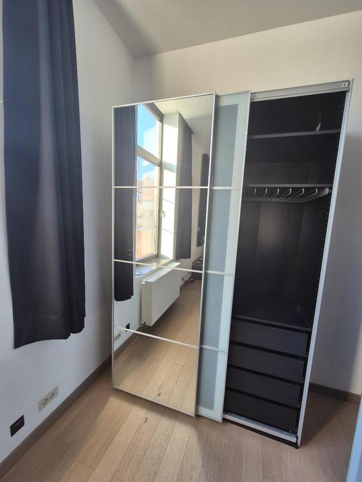 Kleerkast met schuifdeur (Type Ikea PAX) - breedte 150 cm, Huis en Inrichting, Kasten | Kleerkasten, Gebruikt, 200 cm of meer