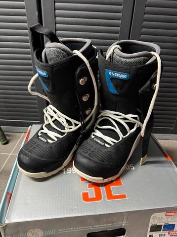 Thirthytwo snowboard boots maat 44, Sport en Fitness, Ophalen of Verzenden, Zo goed als nieuw, Schoenen