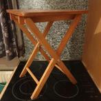 Plooibaar stoel   tafel   hout, Ophalen