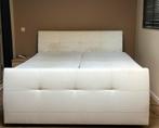Electrische 2 persoons boxspring, Ophalen, Gebruikt, Wit, Tweepersoons