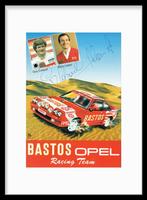 Poster Opel Manta 400 / Paris Dakar 1986, Verzamelen, Rechthoekig Staand, Deurposter of groter, Ophalen of Verzenden, Zo goed als nieuw