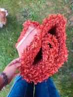 Tapijt 200x100cm oranje/rood kleurig, Huis en Inrichting, Stoffering | Tapijten en Vloerkleden, Ophalen, Zo goed als nieuw, Rood