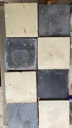 Vloertegels 17 x 17  (zwart en wit) te koop ca 1100 stuks, Doe-het-zelf en Bouw, Tegels, Ophalen, Gebruikt, Minder dan 20 cm, Minder dan 20 cm