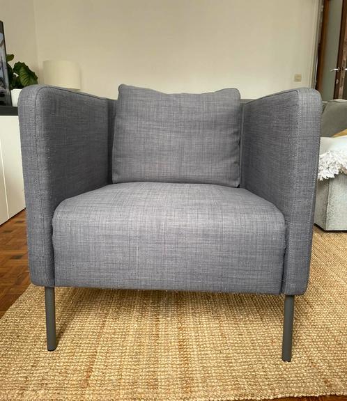 IKEA EKERÖ zetel – donkergrijs, Huis en Inrichting, Zetels | Zetels en Chaises Longues, Gebruikt, Stof, Ophalen