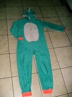 groene onesie draak  mt 134-140, Ophalen of Verzenden, Gebruikt, Meisje, Nacht- of Onderkleding