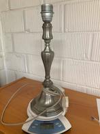Tinnen lamp: Hutois potstainiers, Antiek en Kunst, Antiek | Kandelaars, Ophalen, Overige materialen