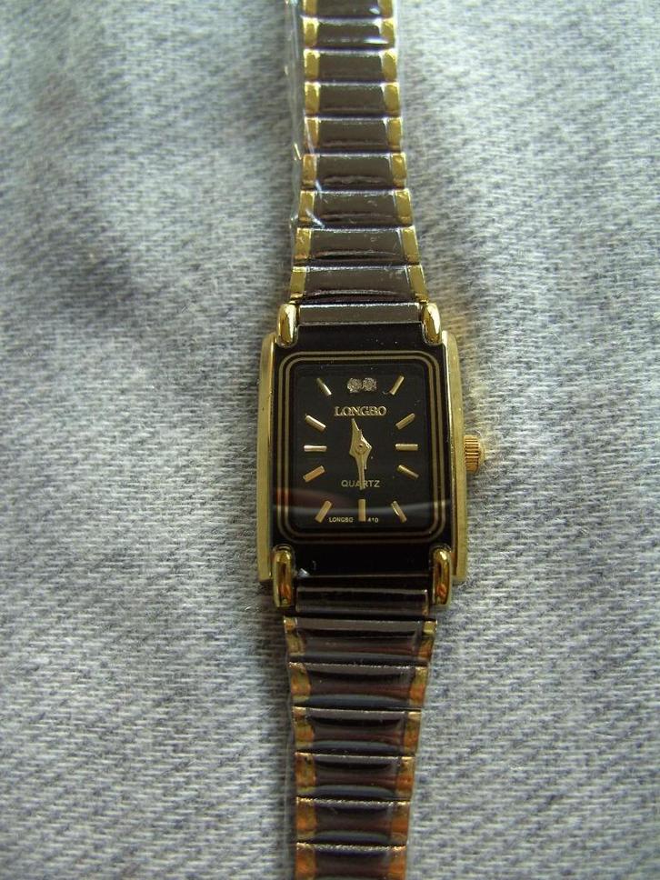 HORLOGE STAAL DAMES ANALOOG VIERKANTE KAST NIEUW, Handtassen en Accessoires, Horloges | Dames, Nieuw, Polshorloge, Overige merken