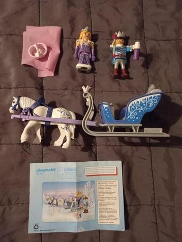 Playmobil koninklijk paar met slee beschikbaar voor biedingen