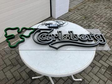 Carlsberg lichtreclame beschikbaar voor biedingen