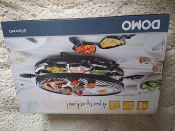 Domo raclette/grill 8 personen, Elektronische apparatuur, Ophalen of Verzenden, Nieuw, 8 personen of meer