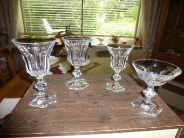 Service de verres en cristal, Enlèvement, Comme neuf, Cristal, Service complet
