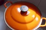 le creuset kookpot 28 cm retro - oranje, Ophalen of Verzenden