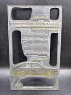 Oude metalen reclame printplaat volkswagen Passat, Antiek en Kunst, Curiosa en Brocante, Ophalen of Verzenden