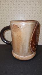 Gendarmerie Nationale - Grande tasse en grès signée Guérin -, Enlèvement ou Envoi, Gendarmerie, Objet d'art