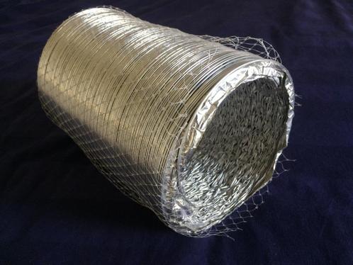 Te koop nieuwe  flexibele buis voor afzuiging of dergelijk., Doe-het-zelf en Bouw, Buizen en Afvoer, Nieuw, Afvoer, Aluminium